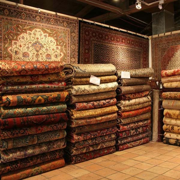 Collection of handwoven rugs